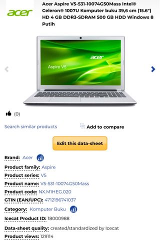 Aspire V5 531 series - pezzi di ricambio