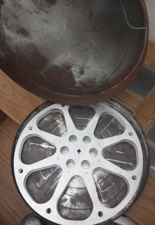 Máquina proyección películas antiguas