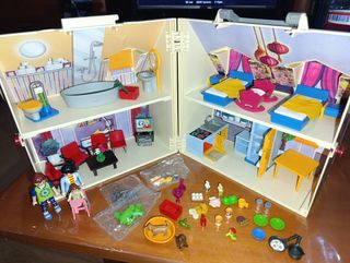 Casa muñecas maletín Playmobil 