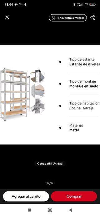 Estantería metálica 