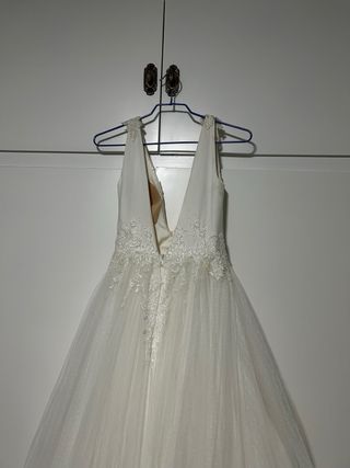 Vestido novia aire barcelona