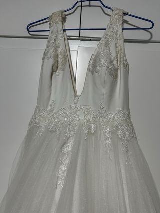 Vestido novia aire barcelona
