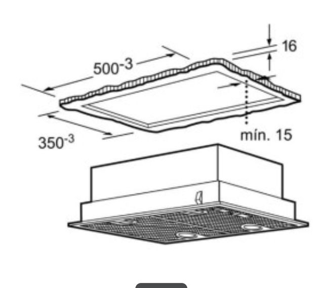 Bosch campana grupo filtrante DHL555B