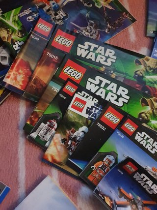 Lote libros montaje Lego