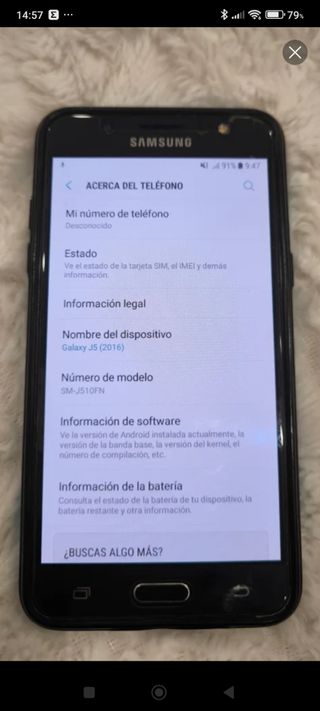 Teléfono Samsung Galaxy J5
