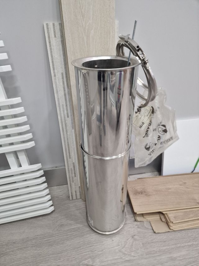 Tubos salida humos caldera inox