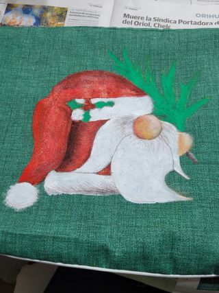 Cojines pintados a mano