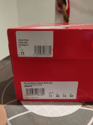 Zapatillas Puma Ferrari race future kart