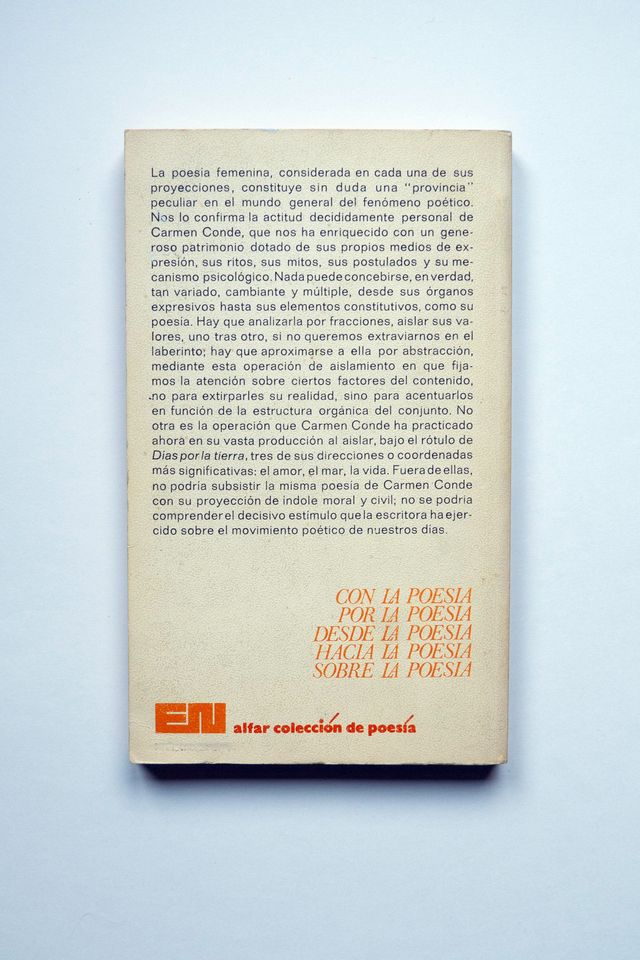 Días por la tierra, Carmen Conde