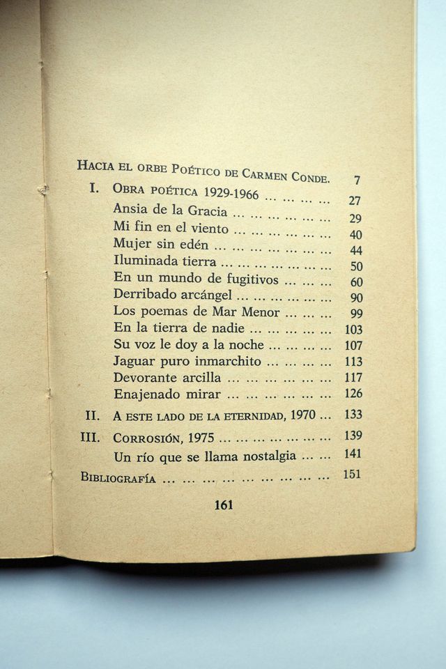 Días por la tierra, Carmen Conde