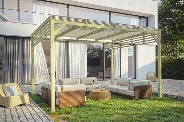 Pergola madera LUZ Y SOMBRA
