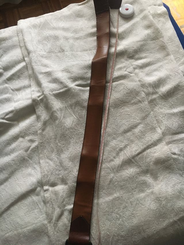 Cintura in cuoio martellato