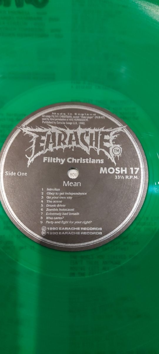 Filthy Christians disco vinilo