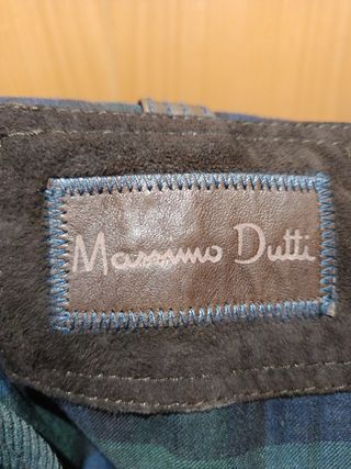 Cazadora de cuero Massimo Dutti