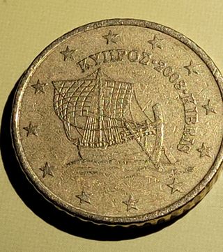 Moneda: 50 céntimos Chipre 2008