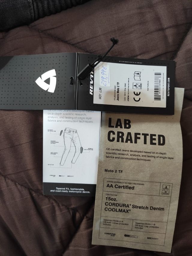 Pantalón moto Marca REV'IT