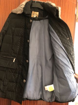 Abrigo mujer de plumas