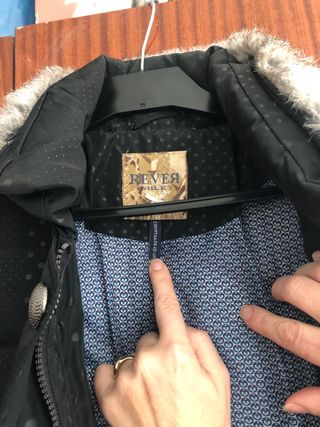 Abrigo mujer de plumas