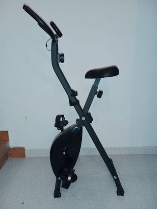 Bicicleta estática plegable