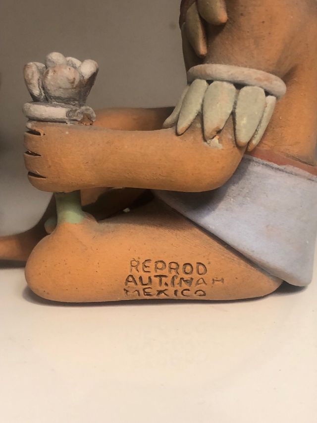 Coppia di statuine messicane