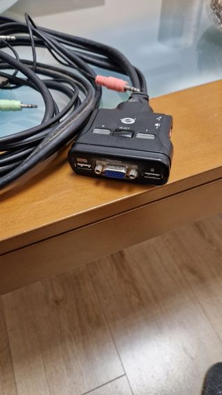 KVM CONMUTADOR USB ENTRE DOS ORDENADORES