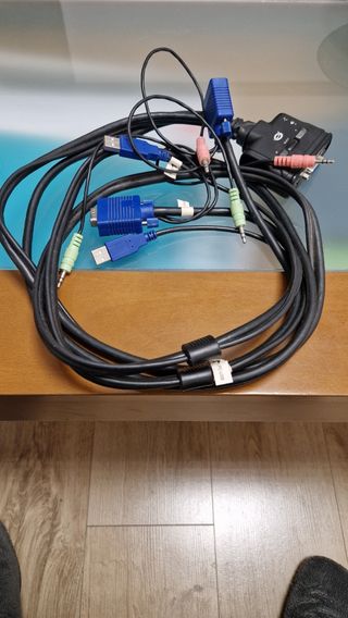 KVM CONMUTADOR USB ENTRE DOS ORDENADORES