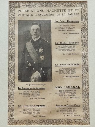Publicação francesa Le Roi Manuel de Portugal