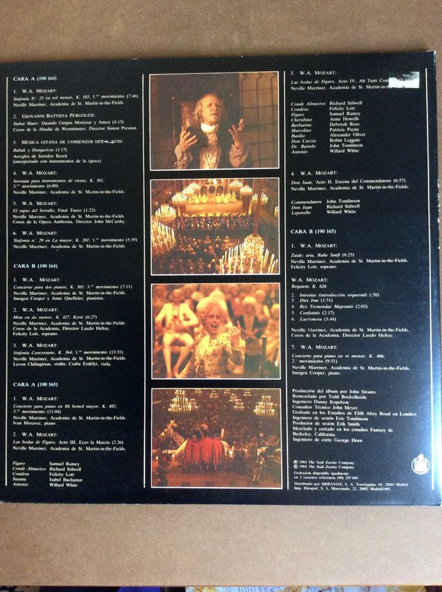 LP VINILO AMADEUS - BANDA SONORA ORIGINAL  2LP´s