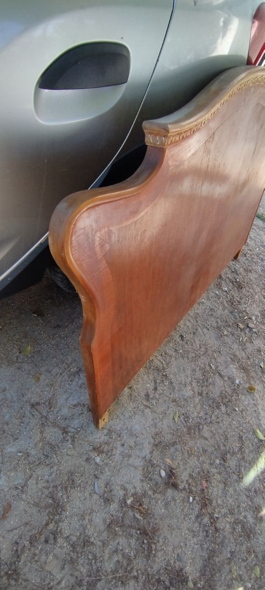 Cabecero de cama 🛏️ de madera vintage