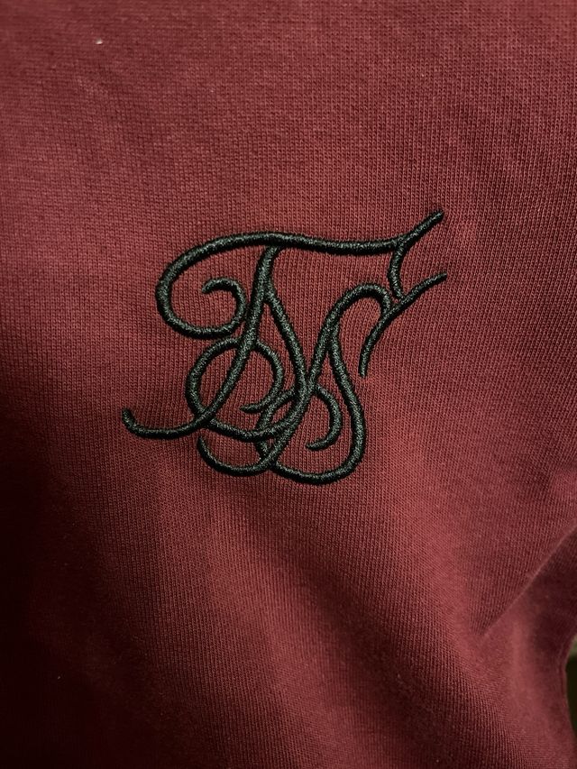 Sudadera color granate  talla S
