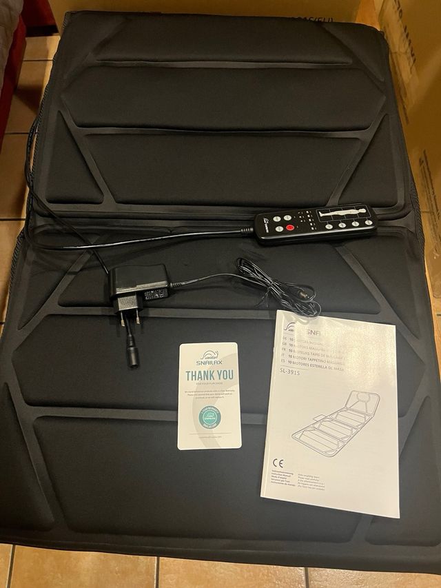 Snailax Colchón de Masaje Calefactado