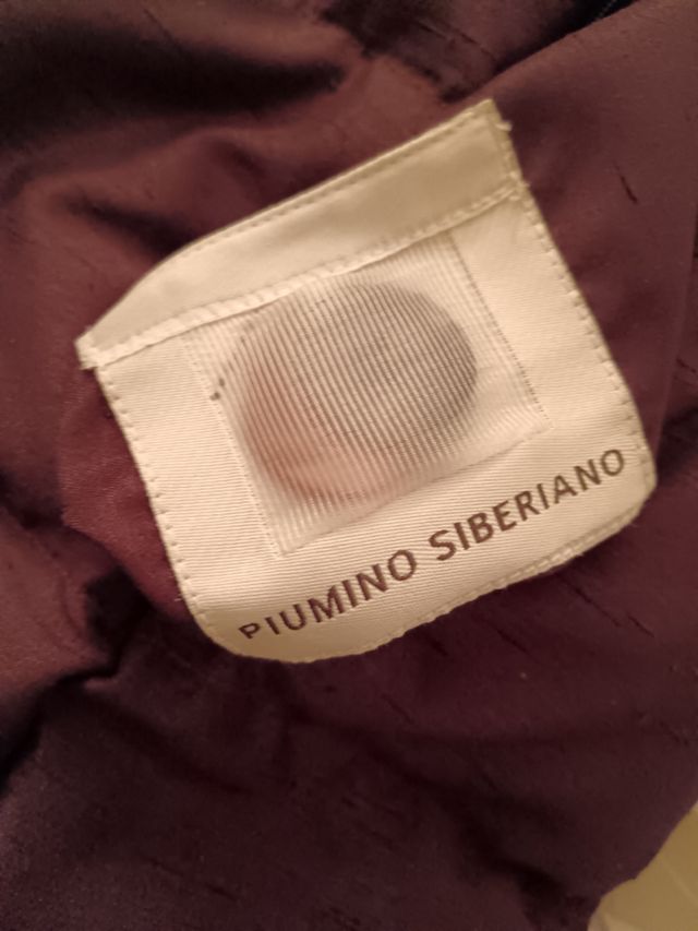 Piumino lungo double face 