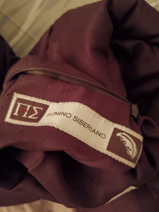 Piumino lungo double face 