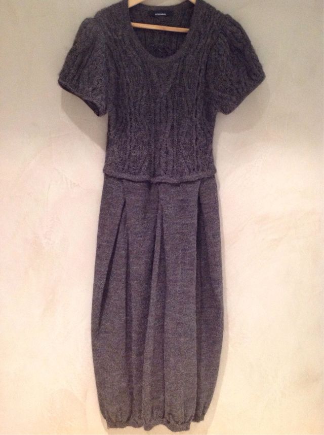 VESTIDO STEFANEL PURA LANA VIRGEN TALLA S