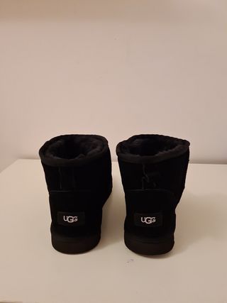 Botines ugg mujer negro imitación 