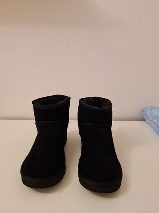 Botines ugg mujer negro imitación 