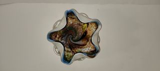 Murano Ciotola Vintage Stile Bizantino .
