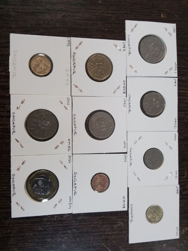 Monedas de Singapur