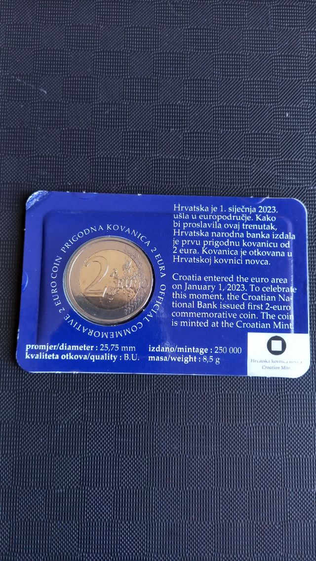 Croacia 2023 coincard