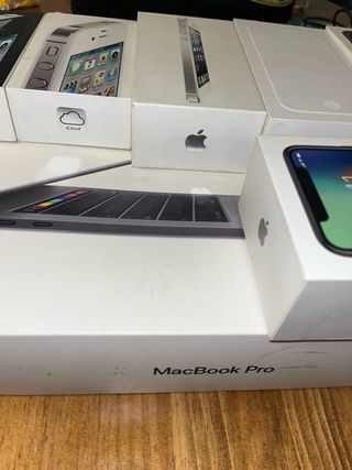 COLECCION CAJAS APPLE IPHONE MCBOOKPRO