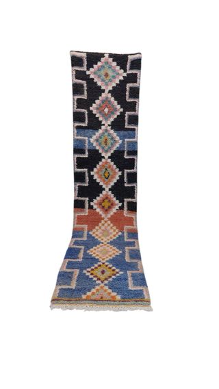 Tappeto da corridoio berbero in lana