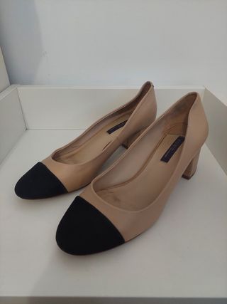 Zapato nude de Violeta by Mango 