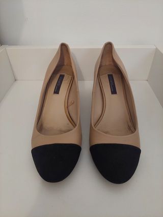 Zapato nude de Violeta by Mango 