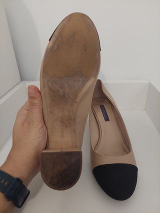 Zapato nude de Violeta by Mango 