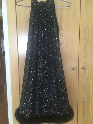 Vestido fiesta negro Shein