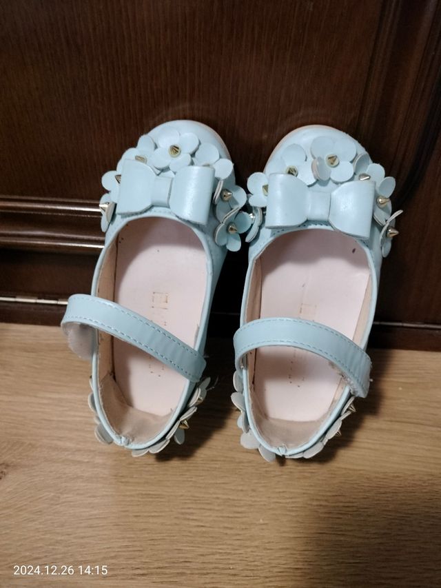 Zapatos niña azul talla 27