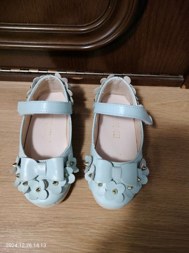 Zapatos niña azul talla 27