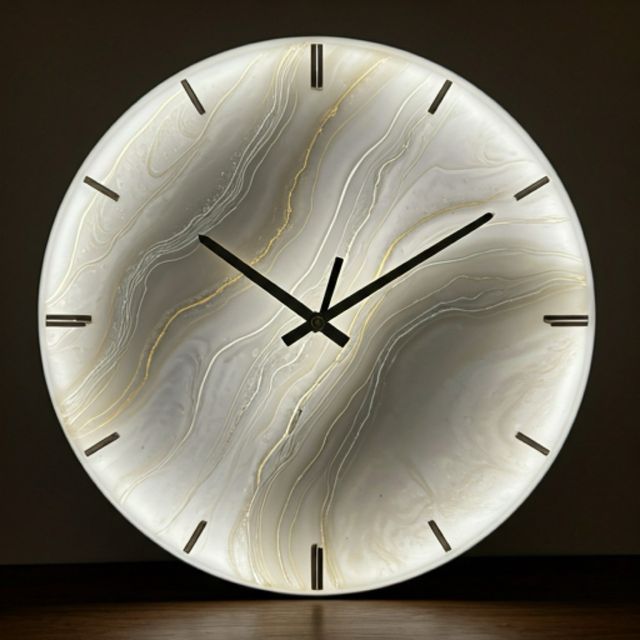 Reloj personalizado resina epoxi