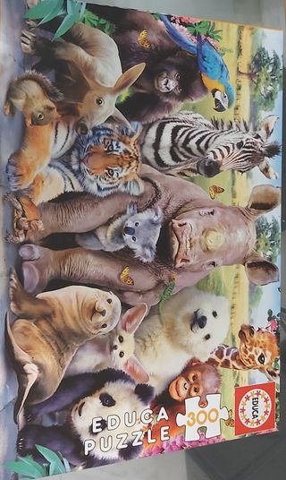 Puzzle animales de la selva 