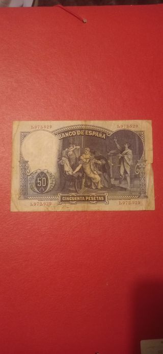 Billete de 50 pesetas